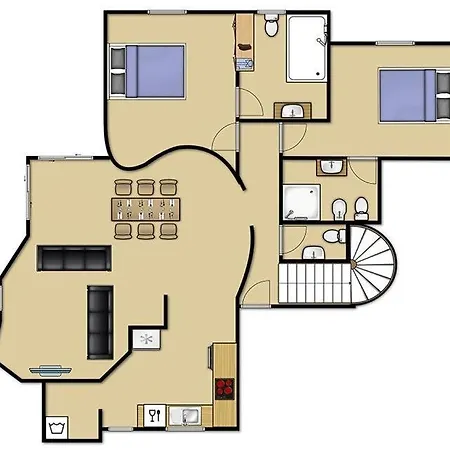 Villa Sleeps 6 Pool Air Con Wifi
